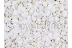 White Marble Gravel 10mm Small