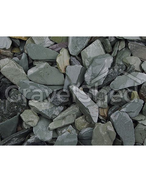 Green Welsh Slate Chippings 20mm Category Small