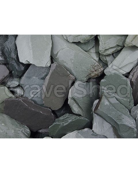Green Welsh Slate Chippings 40mm Category Small