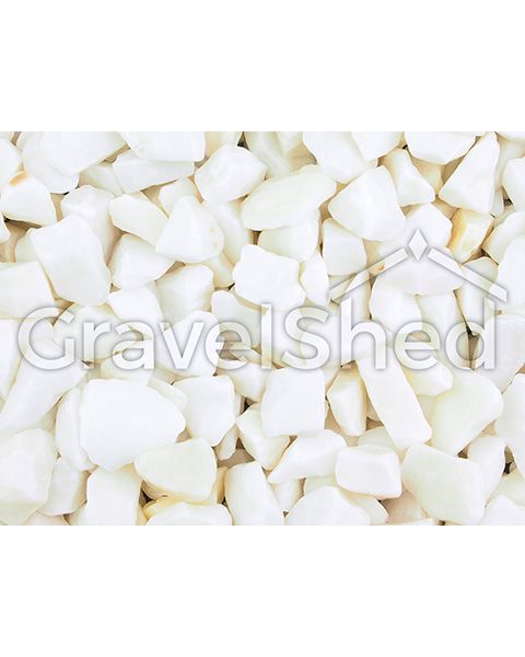White Marble Gravel 20mm Small