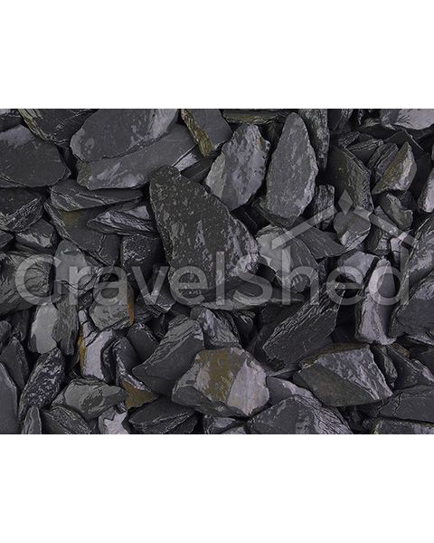 Graphite Grey Welsh Slate Chippings 20mm Category Small