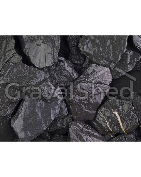 Graphite Grey Welsh Slate Chippings 40mm Category Small